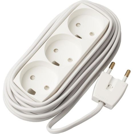 Multipresa danese a 3 vie MicroConnect, 5 m