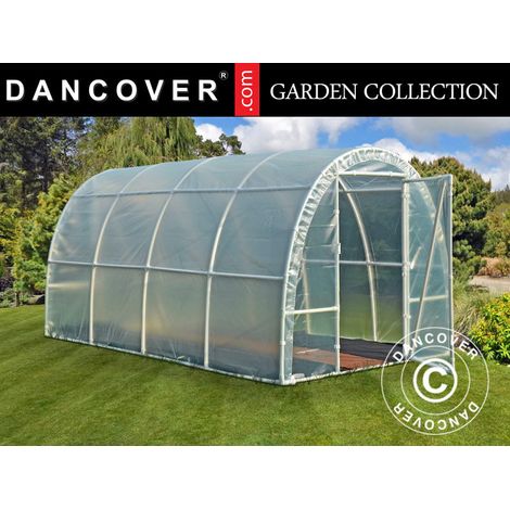 Foliengewächshaus 130, 2,2x4x1,9m, 8,8m², Durchsichtig - Dancover