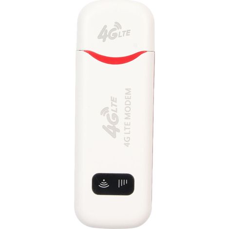 Routeur WiFi Portable 4G Débloqué, Slot Carte SIM, 300Mbps, Point d'Accès Internet Mobile, Blanc