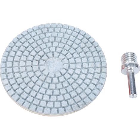 Tampon de polissage diamant 5/8 – 11UNC avec bielle pour meuleuse d'angle, pierre à béton, utilisation humide et sèche, bords de ponçage, disque de coupe