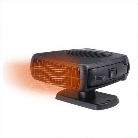 12V 150W Autoheizung, 360° drehbare Auto-Windschutzscheibenheizung, Auto-Enteisungsgerät