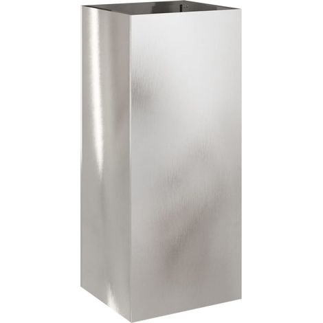 Maison Exclusive - Pflanzkübel Silbern 32x29x75 cm Edelstahl