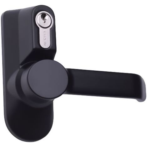 CISA 07A78.38 MANIGLIA C/CILINDRO NERO P/ANTIPAN ALPHA - 1 pezzo