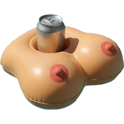 Porte-gobelets gonflables amusants pour la piscine, mini flotteurs pour boissons pour pool party, jacuzzi, jardin A (1/5)