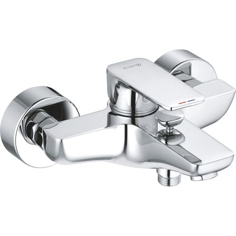 KLUDI PU & STYLE Miscelatore monocomando per lavabo a parete a sicurezza intrinseca cromo, 406810575 (1/3)