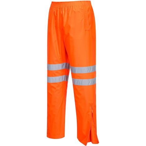 Pantalon Hi-Vis Traffic,RIS couleur : Orange taille M - PORTWEST (1/2)