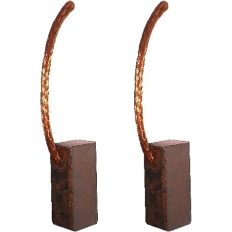 2x Trade-Shop Bronze-Kohlen Kohlebürsten 7 x 7 x 17,5mm 12-24 Volt für verschiedene KFZ-Motoren Rolltor Garagentor Antriebe Lichtmaschine Wasserpumpe