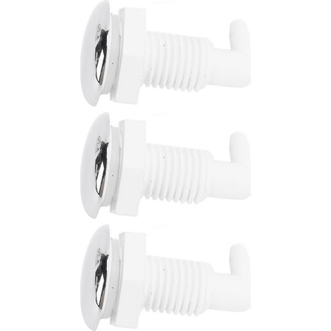 Lot de 3 buses de spa en PVC pour piscine, bain à remous et balnéothérapie, joint ø 5 mm / 0,2 po, buse massage (1/5)