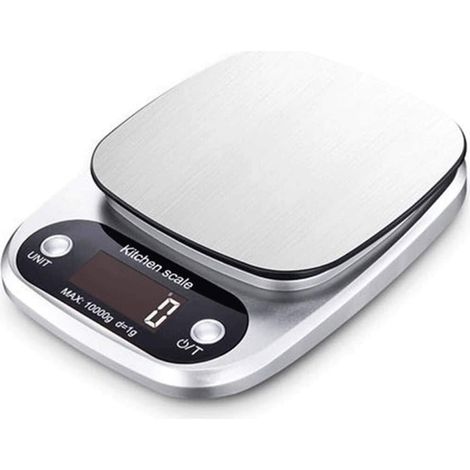 Balance Alimentaire Wlectronic Mini Balance électronique numérique en Acier Inoxydable Pesage Portable Cuisine Haute précision 0,1 g Cuisson Domestique (Taille : 10 kg/1 g) (1/5)