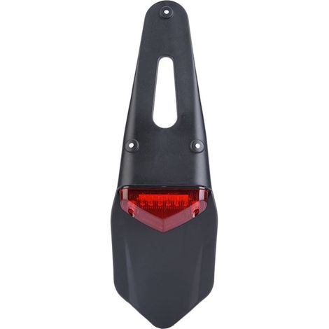 Feux arrière de freinage LED pour moto, feux de garde-boue arrière, feux de plaque d'immatriculation pour moto tout-terrain, rouge (1/5)