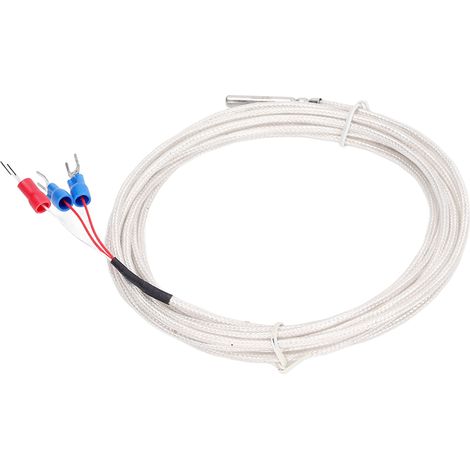 Sonde de température Pt100 étanche à 3 fils, thermistance de type K, thermocouple pour régulateur de température constante, 3 m (1/5)