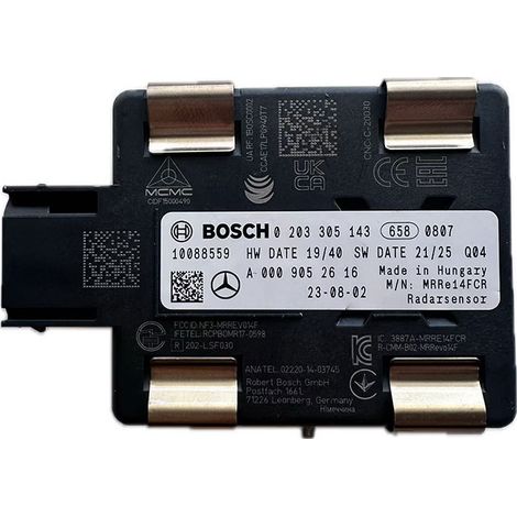 A0009052616 A0009058913 A0009057011 Mercedes-Benz Geschwindigkeitsregelanlage Radarsensor