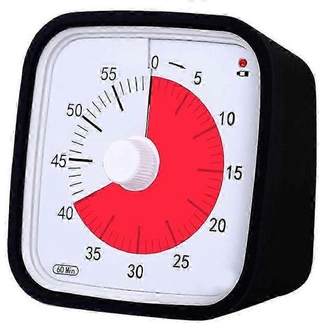Professioneller und personalisierter Zeitmanager: visuelle Uhr, geräuschloser Countdown, stoßfestes Design, kein Ticken, einstellbare Lautstärke, flexible Platzierung. (1/5)
