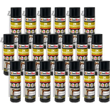 IsolBau 2-Komponenten-Montageschaum 2K 20 x 400 ml (1/5)