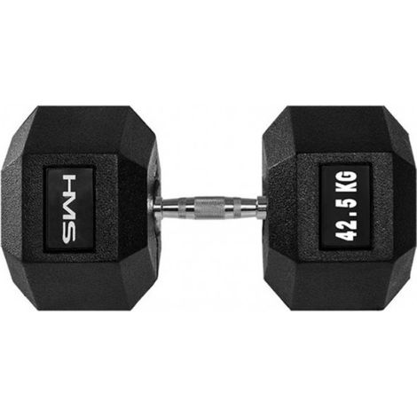 Manubri HMS HEX PRO da 42,5 kg - allenamento della forza, acciaio massiccio