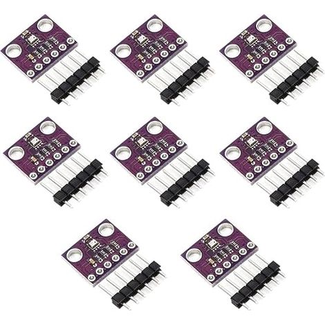 Lot de 8 modules de capteur de pression atmosphérique barométrique 3,3 V Température I2C pour Arduino Raspberry Pi Mesure de la pression atmosphérique Module de capteur de pression (1/5)