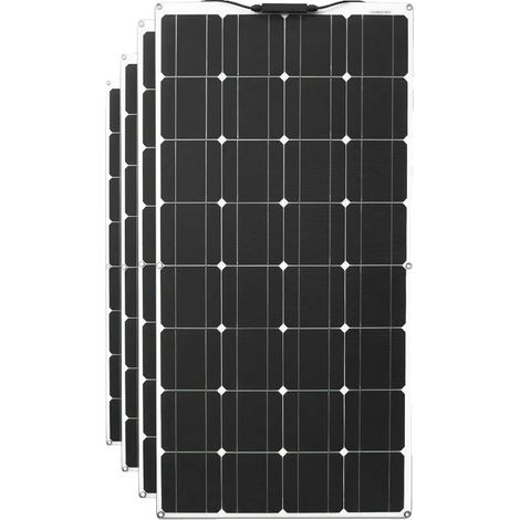 Solarmodul, flexibles Design, Dualspannungskompatibilität, 300 W (2 x 150 W) (1/2)