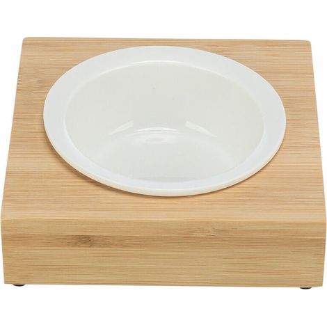 Ciotola per cani Trixie Bianco Naturale Bambù Ø 12 cm 250 ml 15 × 5 × 15 CM (1/2)