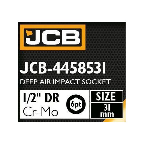 Adaptador de impacto profundo 1/2" 31mm (hexagonal de 6 caras)