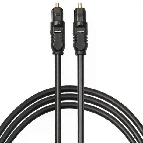 1 m, 2 m, 3 m, 5 m CD/DVD-Kabel mit vergoldetem Toslink-Stecker, optischem Glasfaserkabel, digitalem SPDIF-Kabel für Xbox 360 und PS3 (1/4)