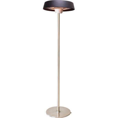 Stufa Elettrica ad infrarossi da Esterno 50x50x200 cm a Piantana 2000W Venus Nero (1/2)