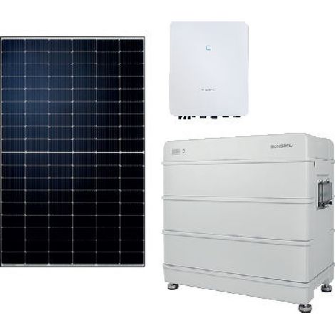 PV Paket PV25 30x410Wp Glas/Folie,WR+BAT 12,3 kWp,10kW AC,9,6kWh incl. Zubehör - 8737807739 von Buderus