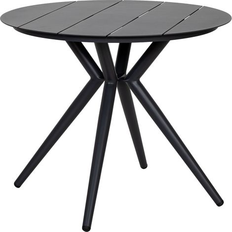 Mesa de aluminio gris D90x75h cm (1/5)