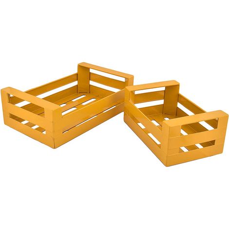 Cagette en métal coloré (Lot de 2) (1/4)