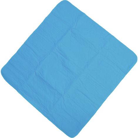 Alèse imperméable, absorbante et douce, lavable, pour l'incontinence des enfants et des personnes âgées, usage domestique, bleue. (1/5)