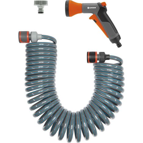 Gardena Spiralschlauch-Set 10m Bewässerungsschlauch (1/8)