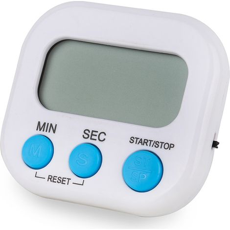 Set mit 4 Küchentimern mit großen Ziffern und akustischem Alarm - Geeignet zum Kochen, für Kinderkurse, Fitnessstudios, Yoga, Büros und mehr.
