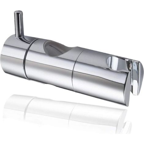 22mm, Argent,Support Pommeau Douchette, Accroche Douche à Main Ventouse, Fixation Pommeau Douche Mural, Curseur Douche Universel Remplaçable Curseur (1/5)