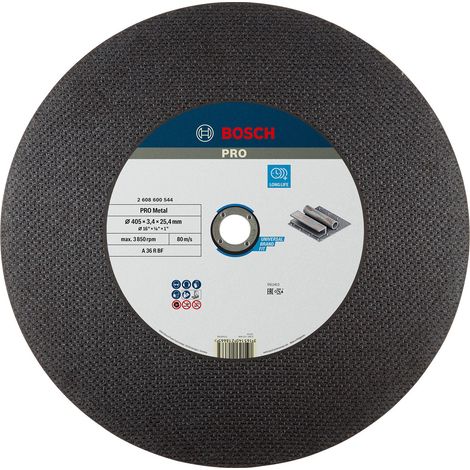 Bosch Accessories 2608600544 2608600544 Disque à tronçonner 400 mm 1 pc(s) acier