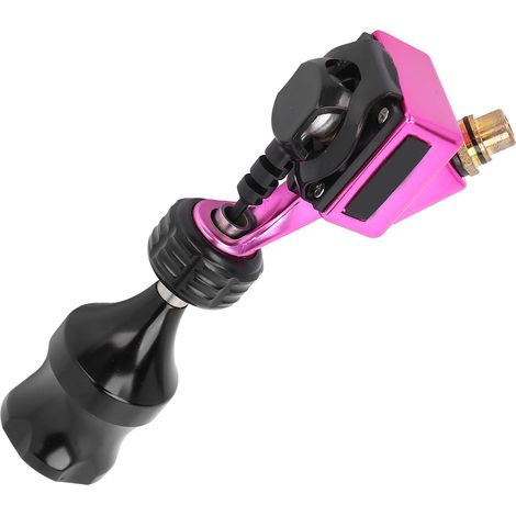 Machine à tatouer rotative avec moteur et connecteur RCA, pistolet de tatouage pour artistes, couleur rouge rosé, alimentation incluse (1/5)