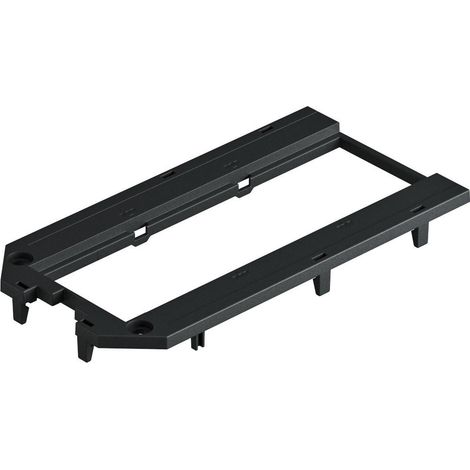 OBO Bettermann Placa de cubierta para UT4, 3 Modul45 147x76x4 poliamida negro grafito RAL 9011, 7408761