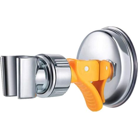 Support de Douche Ventouse de Support Douche Réglable à rotation 360 °, Support de douche à ventouse à grand adsorbabilité, Mural Universel pour Pommeau de Douche Accessoire de Salle (Jaune)-Fei Yu (1/5)