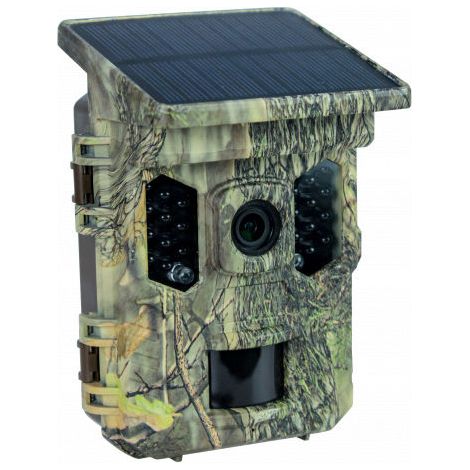 Braun 57646 Scouting Cam Black300 WiFi Solar 4K Mini Telecamera per Sorveglianza con Sensore CMOS Risoluzione 32 MP Video 4K Connessione Wi-Fi Pannello Solare Memoria microSD fino a 256 GB colore Mime