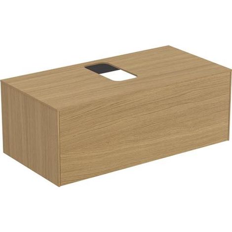 IS WT-Platte Conca ohne Ausschnitt 1002x505mm Eiche hell, Alte Nr.2019