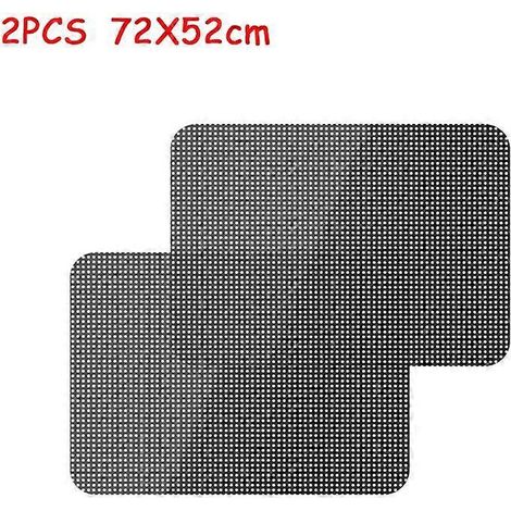 Lot de 2 autocollants pare-soleil électrostatiques pour vitres de voiture, protection solaire pour vitres arrière et latérales, film de protection 72 x 52 cm (1/5)
