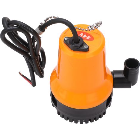 Pompe électrique submersible à courant continu, entrée d'eau de 25 mm, hauteur de refoulement de 3 à 5 m, débit élevé, pour l'irrigation agricole, 24 V CC. (1/5)