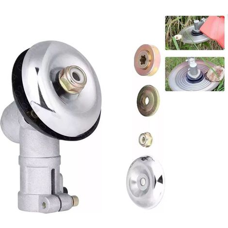 KLVGTIFS PU - Renvoi d'angle Debroussailleuse 26mm, Tête d'engrenage Debroussailleuse Universelle Boîte de Vitesse de Tondeuse à Gazon pour Coupe Herbe/Tronconneuse(7 Dents) (1/5)