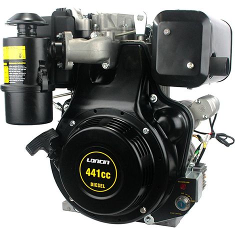 9 HP LONCIN D440FC Motore Diesel Albero conico 23 mm avv ELETTRICO Acme Lombardini