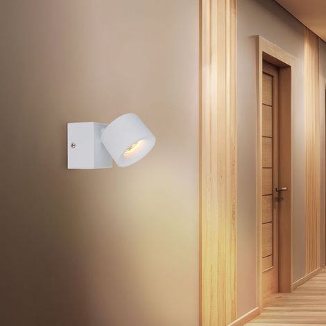 Wandleuchte Wandlampe Wohnzimmerlampe 1 flammig schwenkbar LED L 20,5 cm