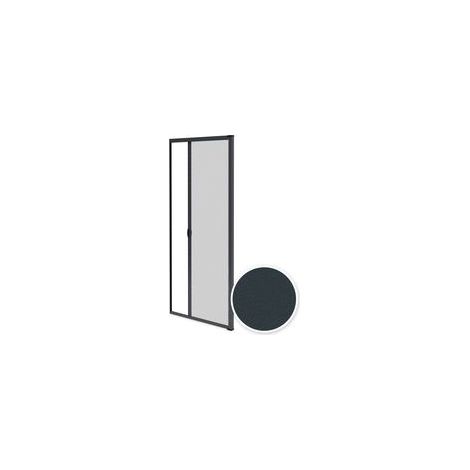Moustiquaire enroulable pour porte-fenêtre – Aluminium durable – Gris anthracite 7016 texturé – Hauteur 2300 mm – Largeur 1400 mm – Installation encastrée (1/4)
