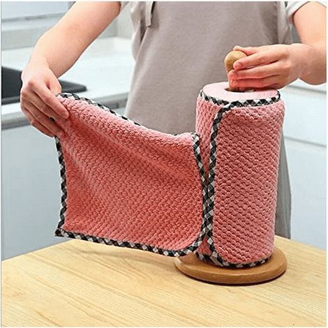 Chiffon De Nettoyage Réutilisable - Absorbant - Pour Cuisine Salle De Bain Vitres - 10 Pièces (1/5)