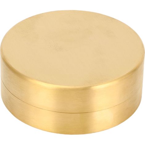 Boîte ronde en laiton étanche à l'eau, à la poussière et à l'humidité, pour le rangement de bijoux en extérieur, L 5,9 cm / 2,3 pouces (1/5)