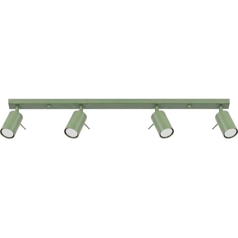 Sollux RING Barre de spots encastrés Ring Ceiling Spotlight Bar Sage 4x GU10 (1/5)