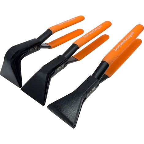 Lot de 3 pinces pliantes pour carrosserie, pince à plier, pince à tôle, 0°, 45°, 90 °, droite, coudée, courbée, kit de pinces avec valise, plombier, couvreur (1/5)