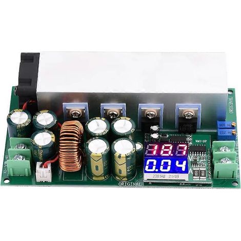 600-W-DC/DC-Abwärtswandler, 12–80 V DC auf 2,5–50 V, 5 V, 6 V, 12 V, 24 V, 48 V, einstellbares und geregeltes Abwärtsnetzteilmodul (1/5)
