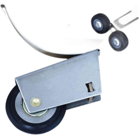 2x Poulie de rail silencieuse Accessoires de porte coulissante Galet de rail de porte (1/5)